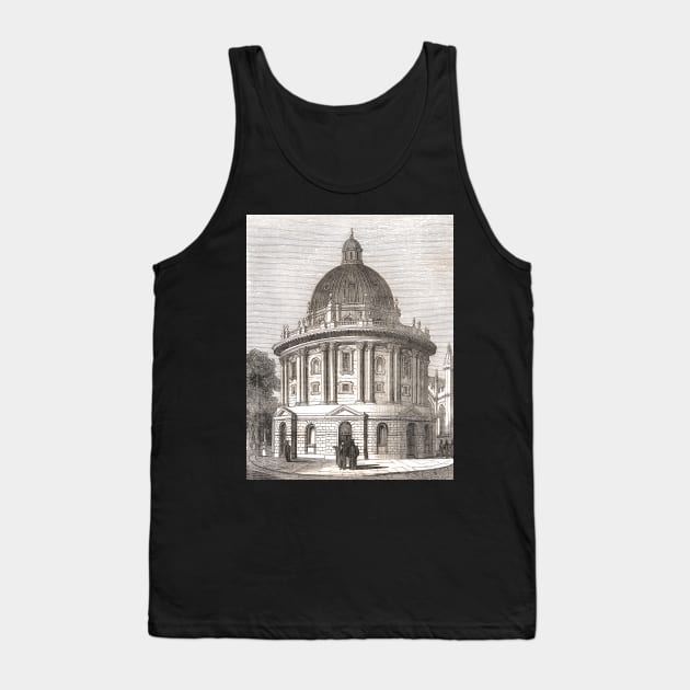 Radcliffe camera, Radcliffe Square, Oxford, England, 19th century scene Tank Top by artfromthepast